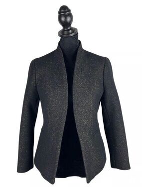 J. Crew Going Out Blazer In Black Lurex NWT